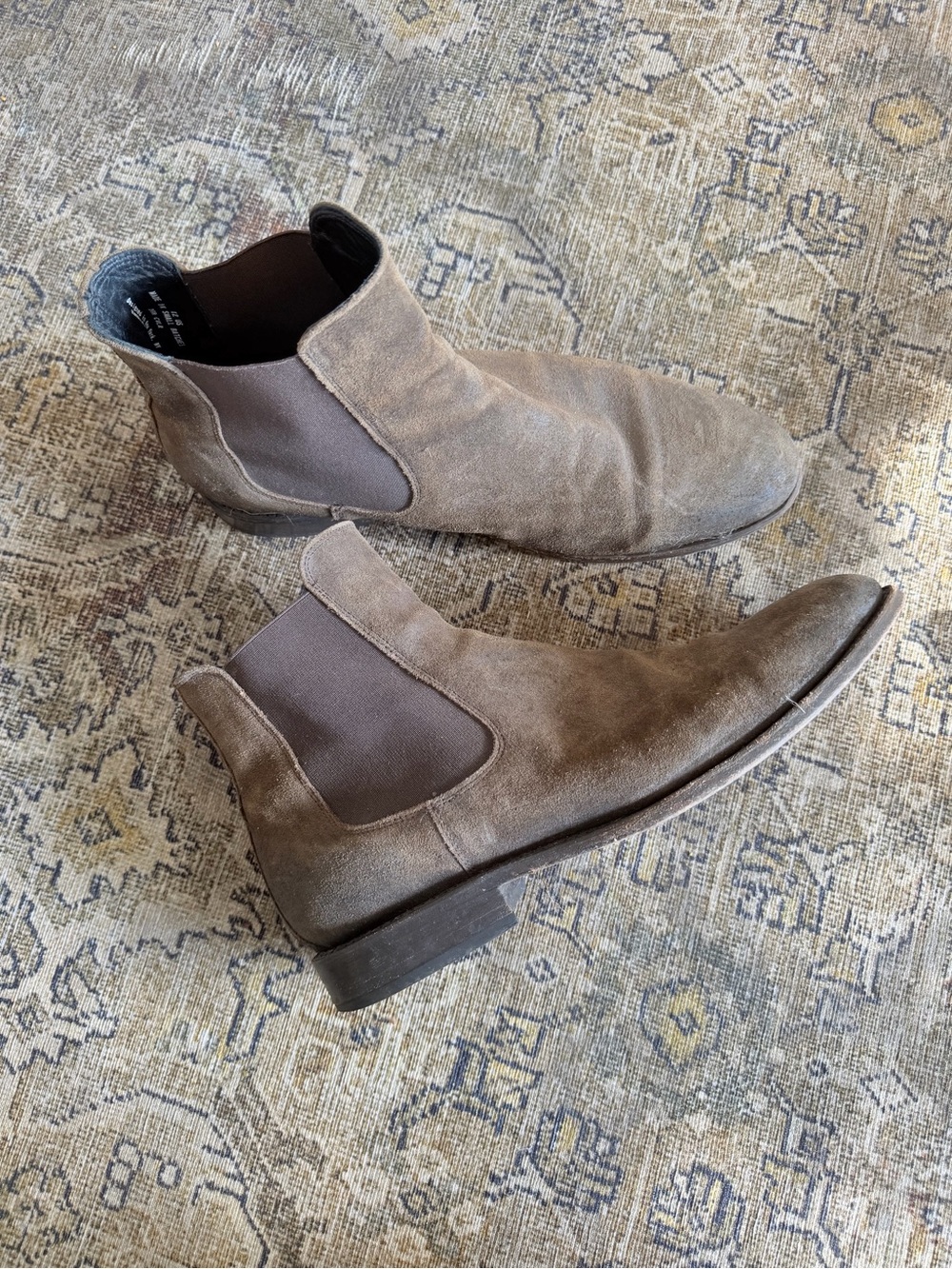 Thursday Boot Company Taupe Suede Chelsea Boots